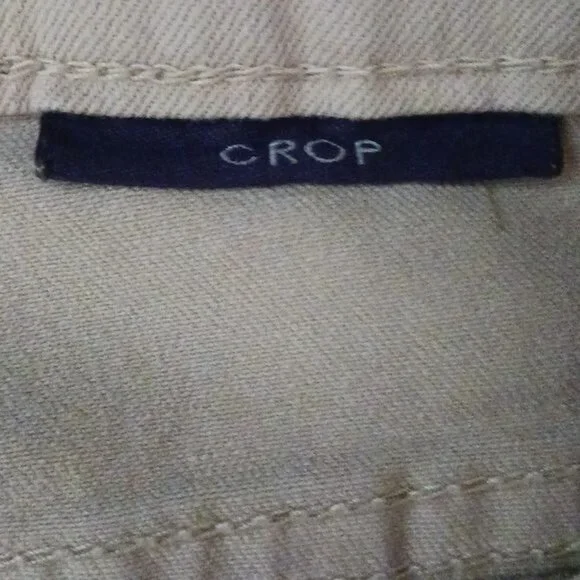 NYDJ Womens Light Tan Crop Jeans, Denim Pants, Size 4 - Picture 10 of 13